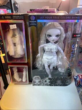 Nwt Natasha Zima Shadow High Doll in White Outfit